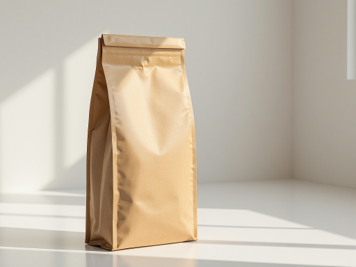 哥伦比亚咖啡豆包装展示,简约设计突出品质感