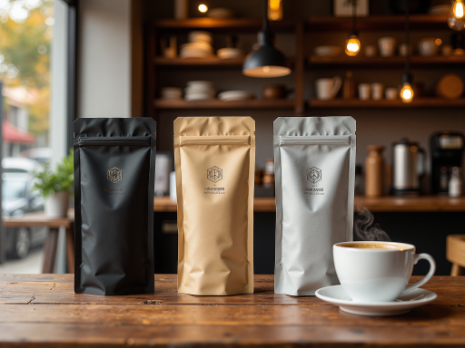 季节限定咖啡豆包装,突出时令特色